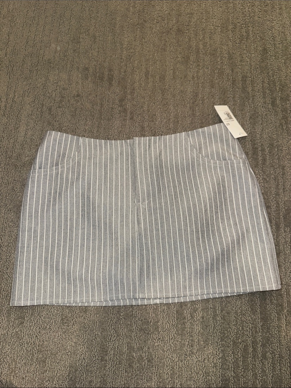 Stripe mini skirt